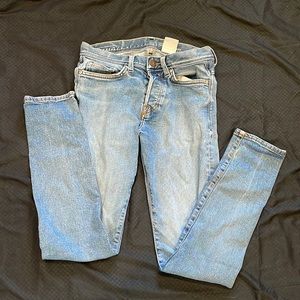 Light blue jeans